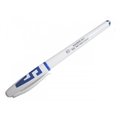 Ручка KAZMIR KZ-801 гелевая синяя 0,5мм (12шт/уп)